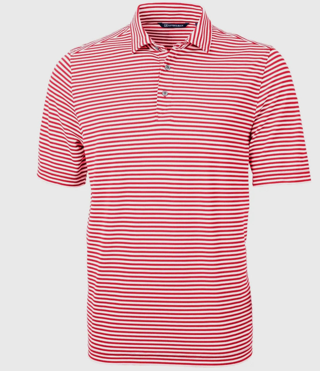 Pique Stripe Red - Polo