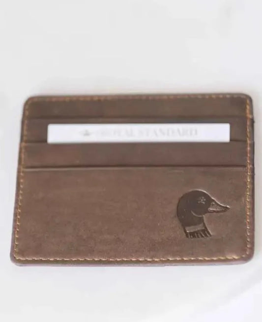 Leather Duck Slim Wallet