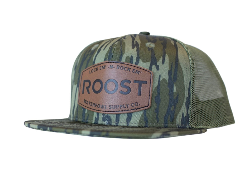 Roost Leather Patch Bottomland Hat