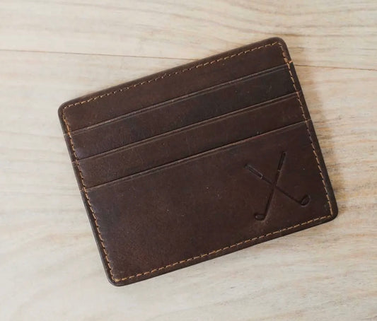 Leather Golf Slim Wallet