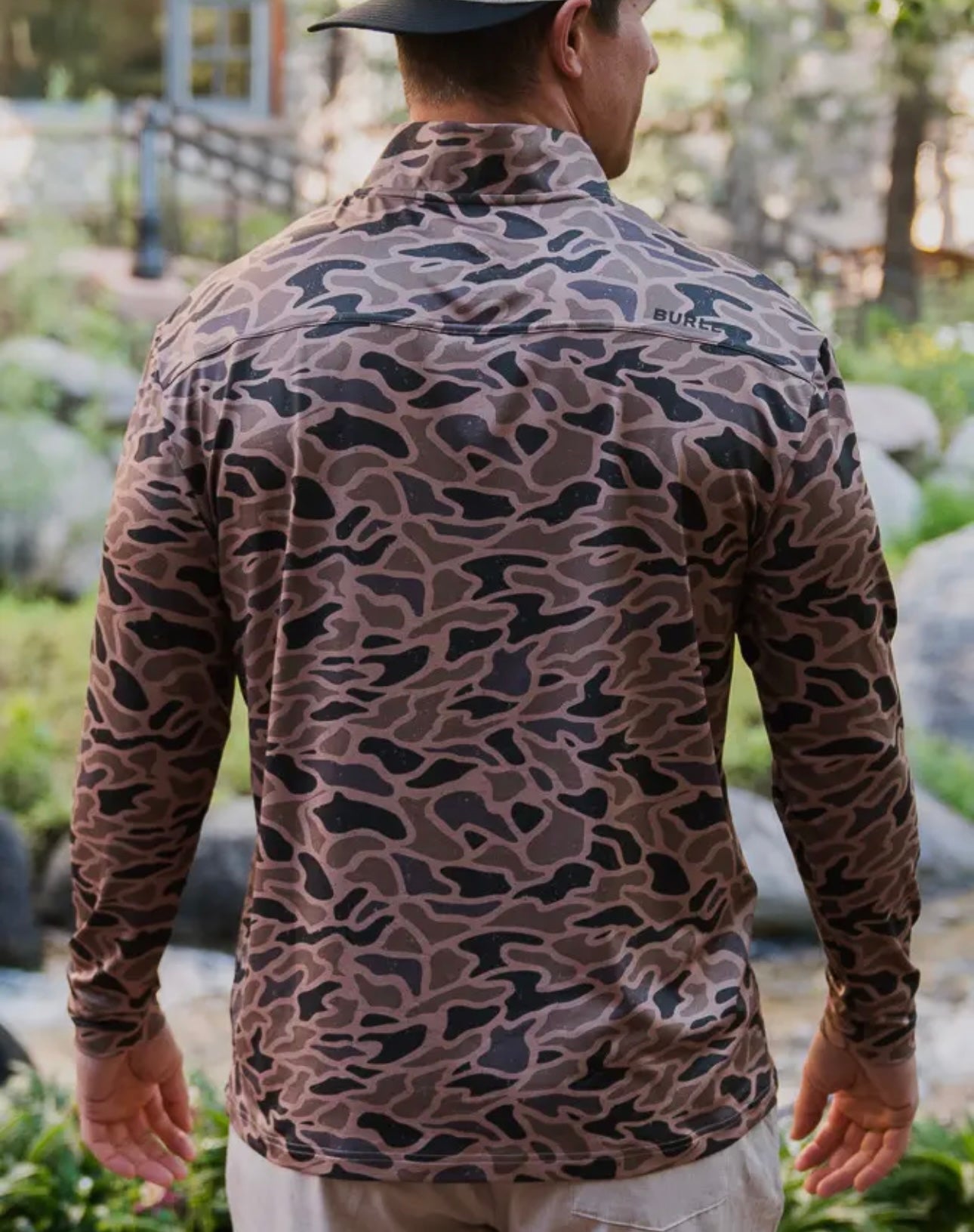 Performance Quarter Zip - Gauge Camo