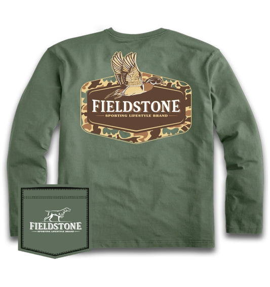 Fieldstone Camo Wood Duck T-Shirt