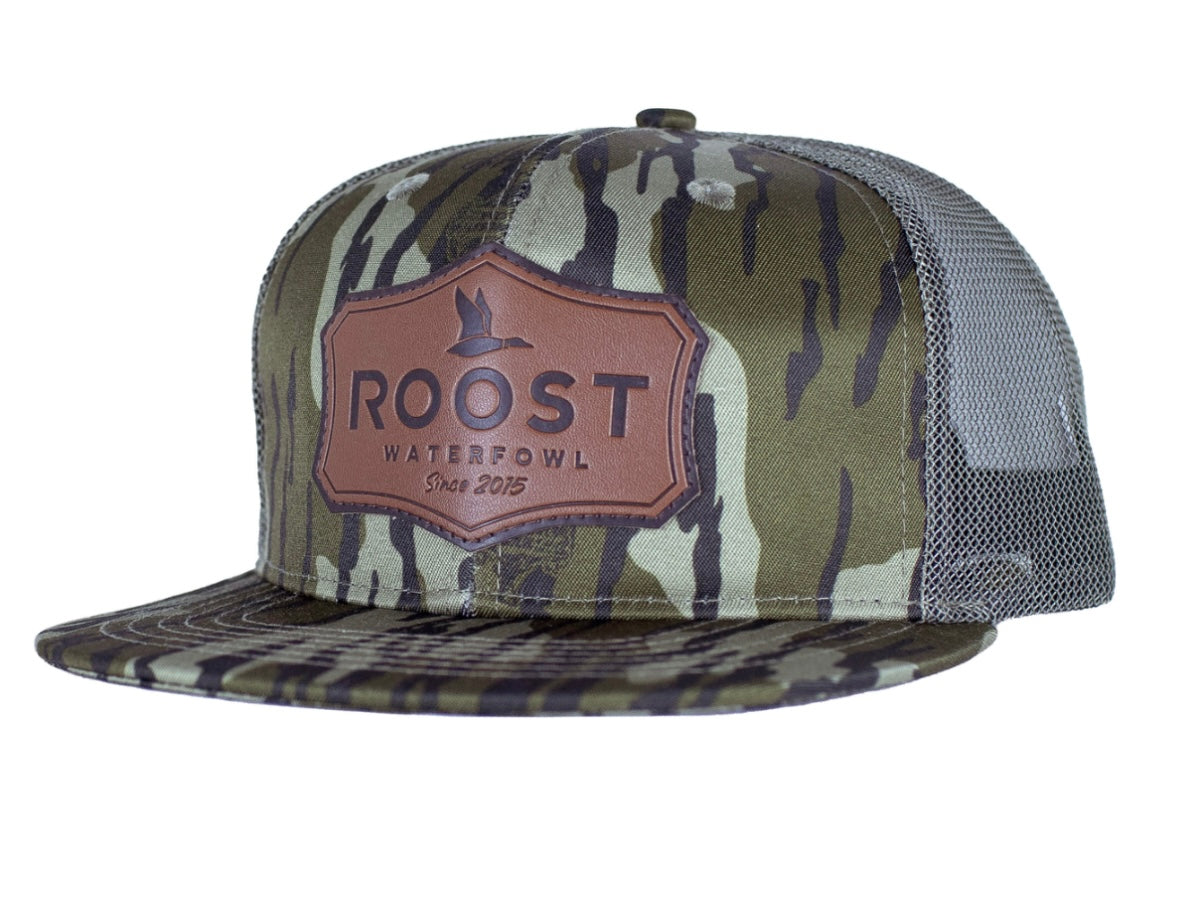 Roost Bottomland Leather Shield Patch Hat