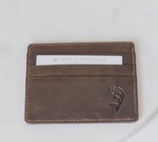 Leather Fish Slim Wallet