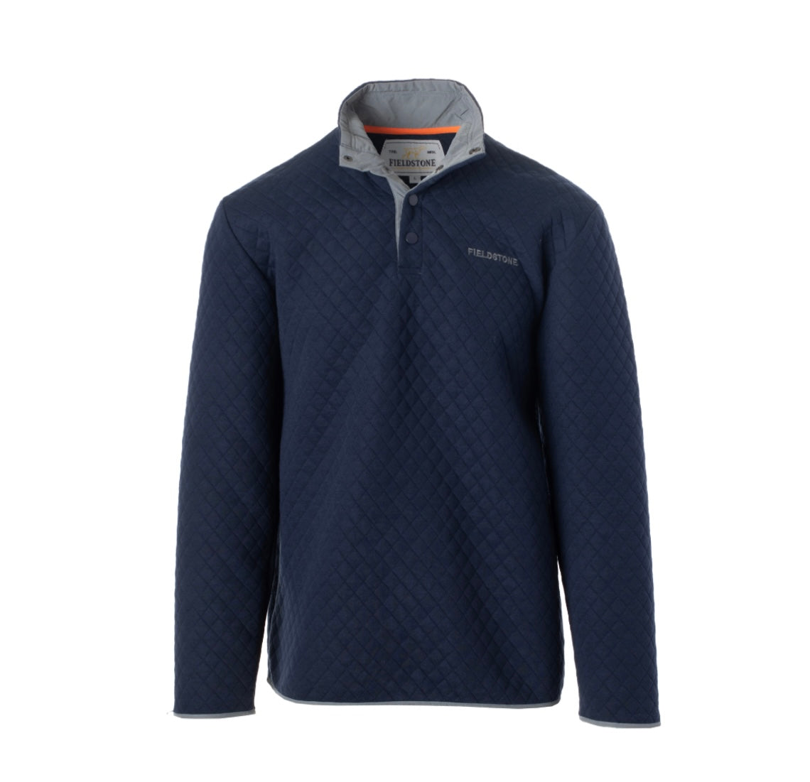 Fieldstone Navy Quilted Pullover