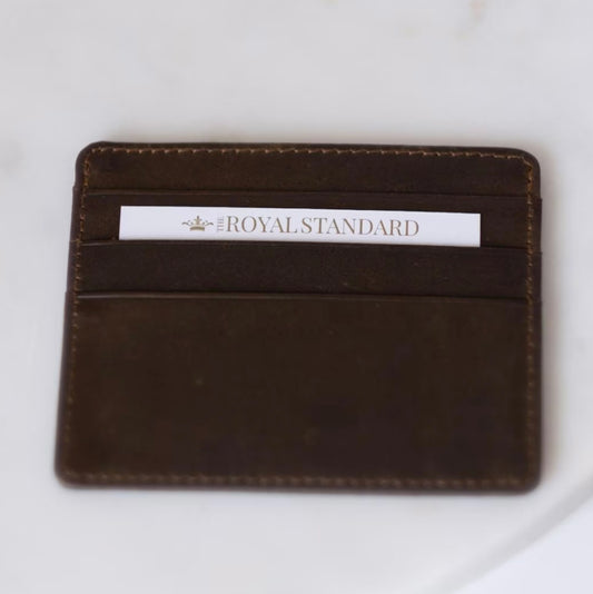 Leather Plain Slim Wallet