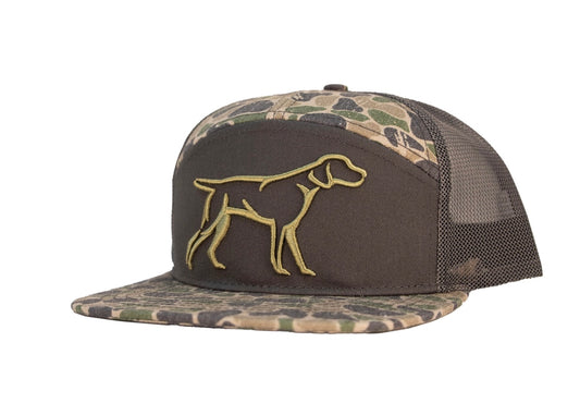 Fieldstone 7 Panel Backwoods Camo 3D Puff Hat