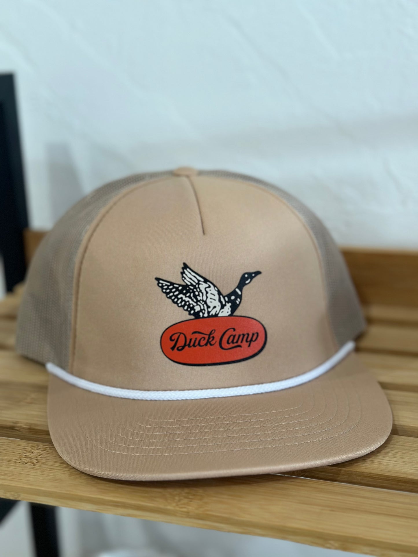 Duck Camp Scripture Retro Trucker Hat