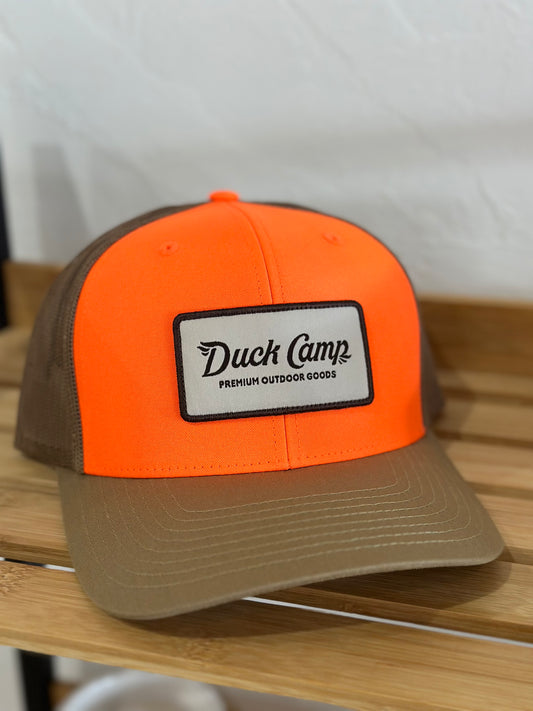 Duck Camp Weat/Blaze Trucker Hat