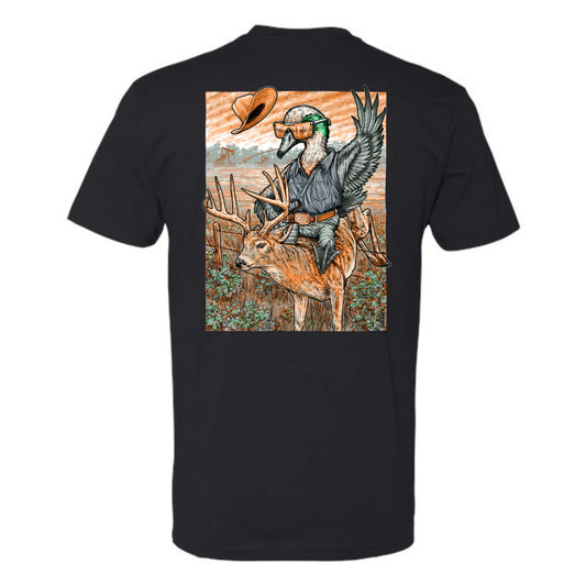 Youth Combat Waterfowl Buckin' Cotton T-Shirt